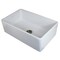 Nantucket Sinks 33 Inch Farmhouse Fireclay Sink with Waves Apron FCFS3320S-W-Waves - alternate 3